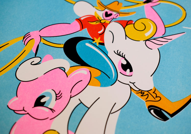 Play with me, Riso Print